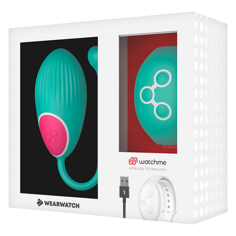 Comprar WEARWATCH Huevo Control Remoto Aqua Marina – Juguete Erótico Con Tecnología Innovadora y Diseño Moderno-Noxtic