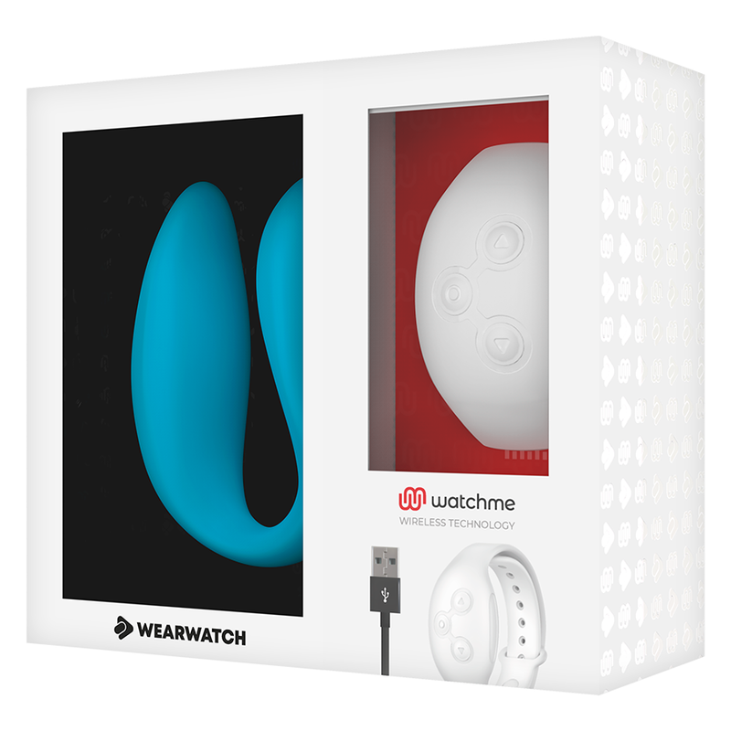 Comprar WEARWATCH Vibrador Dual Technology Watchme Añil/Níveo – Diseño Innovador Para Placer Intimo Con Libertad Sensorial-Noxtic