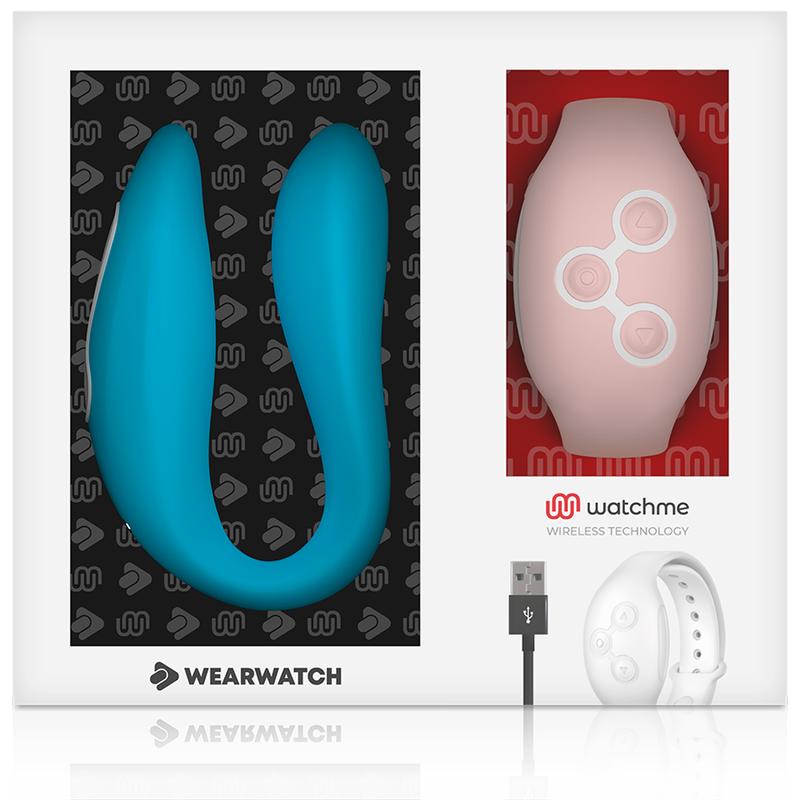 Comprar WEARWATCH Vibrador Dual Technology Watchme Añil Rosa – Vibrador Recargable Con Diseño Moderno y Libertad Sensorial-Noxtic