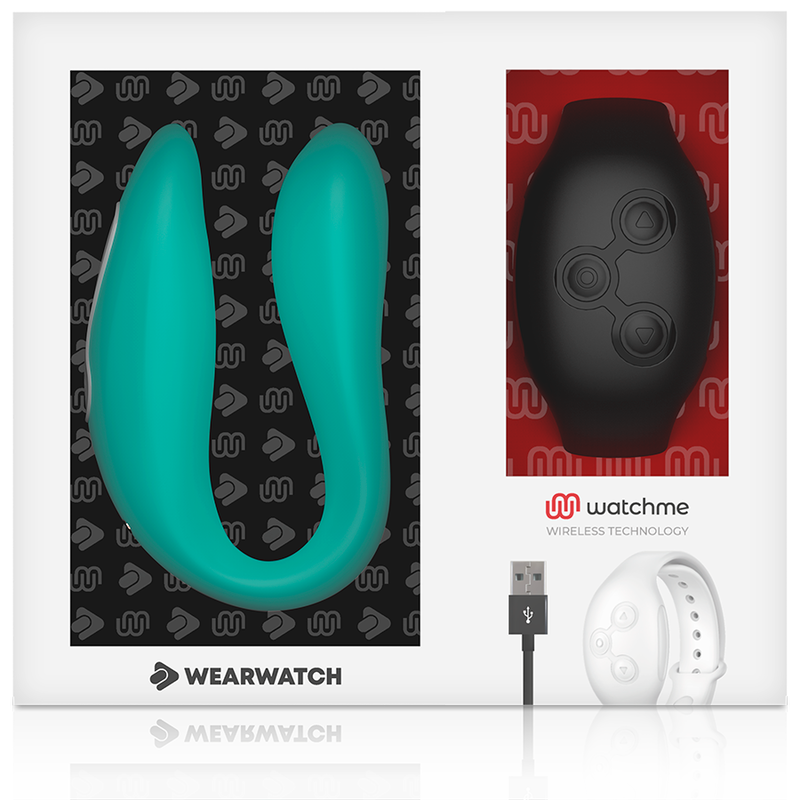 Vibratore WEARWATCH Dual Technology Aquamarine – Design moderno con funzionalità ricaricabile