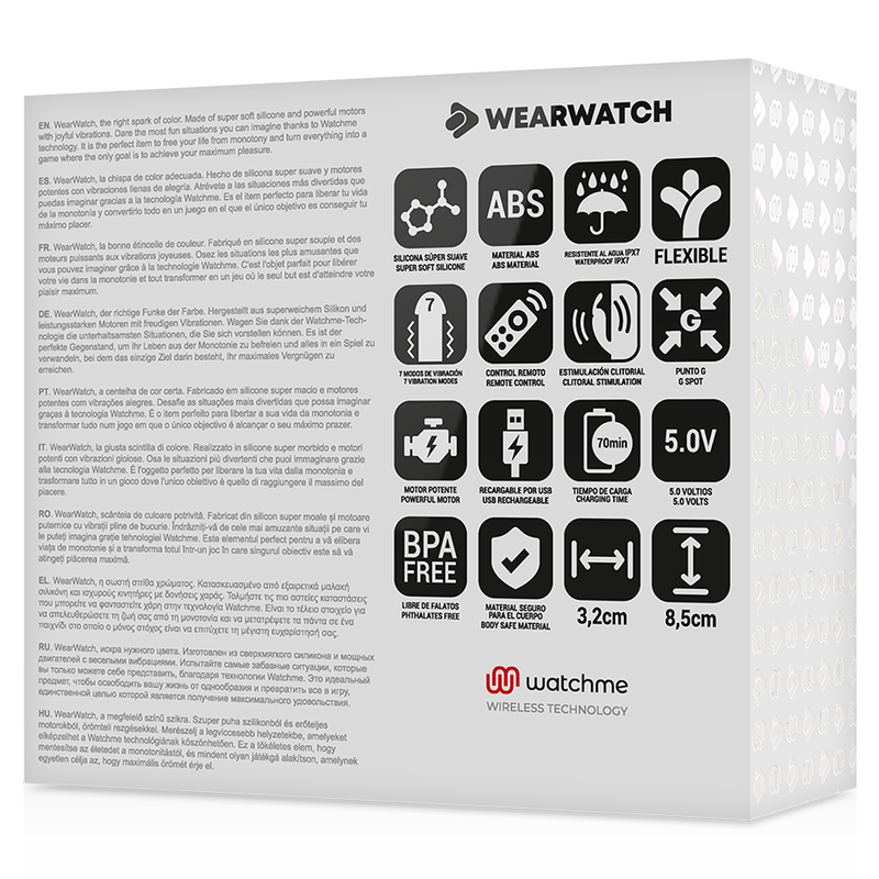 Comprar WEARWATCH Vibrador Dual Technology Aguamarina – Diseño Moderno Con Funcionalidad Recargable-Noxtic