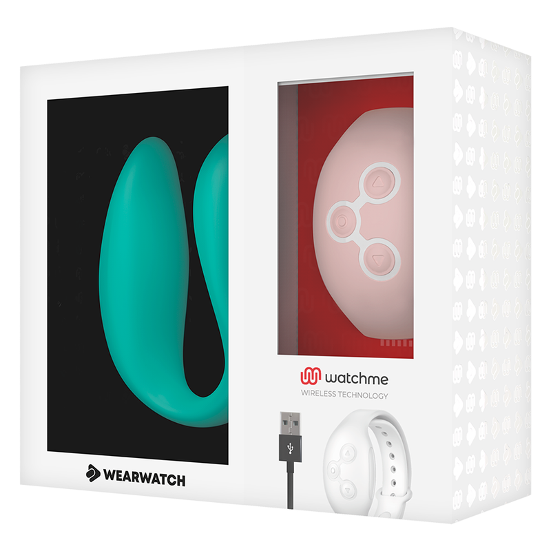 Comprar WEARWATCH Vibrador Dual Technology Watchme Agua Marina Rosa – Vibrador Recargable Con Innovadora Tecnología Sensorial-Noxtic