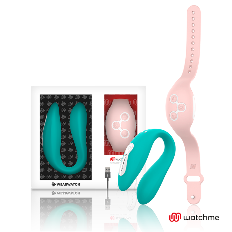 Comprar WEARWATCH Vibrador Dual Technology Watchme Agua Marina Rosa – Vibrador Recargable Con Innovadora Tecnología Sensorial-Noxtic