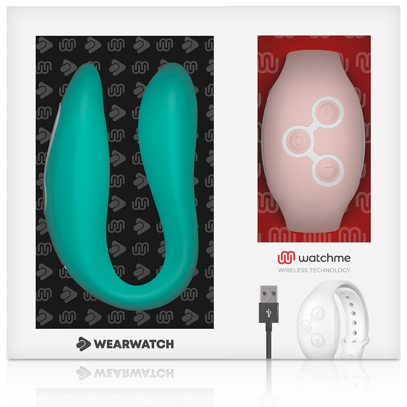 Comprar WEARWATCH Vibrador Dual Technology Watchme Agua Marina Rosa – Vibrador Recargable Con Innovadora Tecnología Sensorial-Noxtic