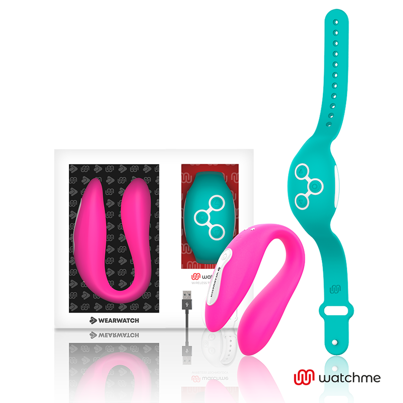 Comprar WEARWATCH Vibrador Dual Technology Watchme Fucsia Agua Marina – Innovador Diseño Para Nuevas Experiencias Sensuales-Noxtic