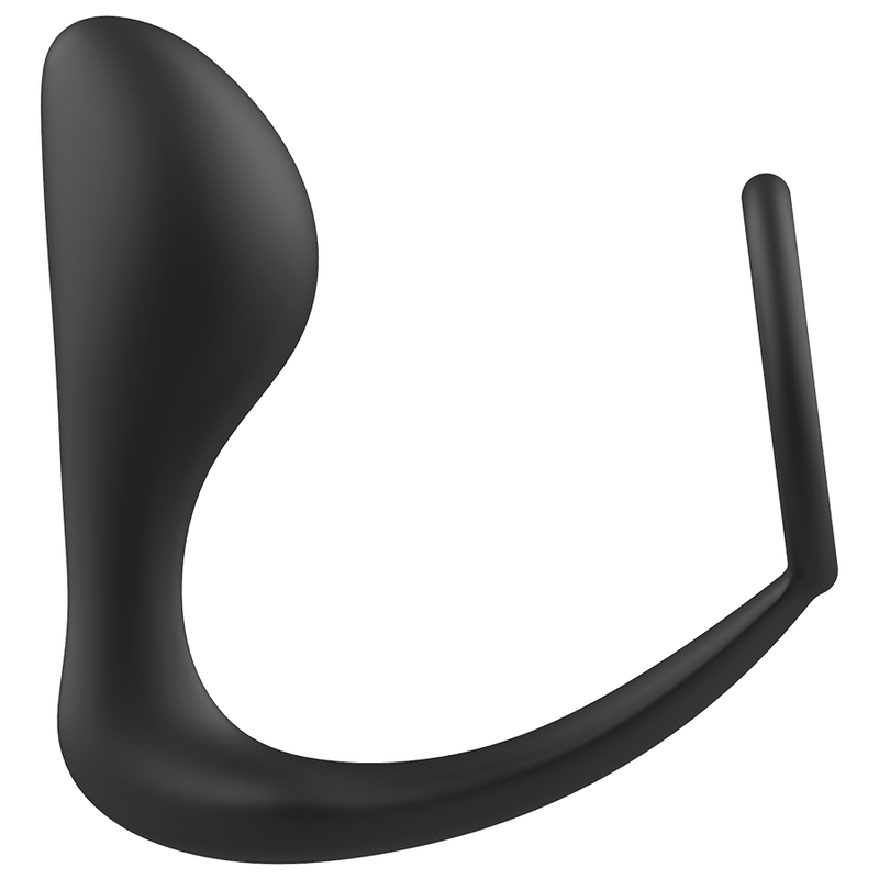 ADDICTED TOYS Plug Anal Con Anillo Negro – Estimulador Con Diseño Ergonómico Para Placer Intenso