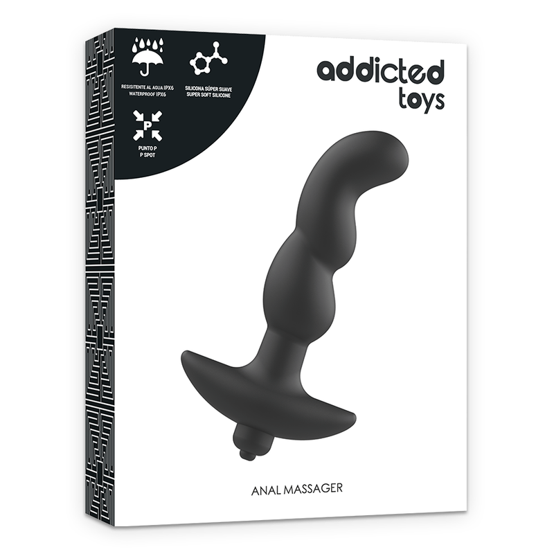 Comprar ADDICTED TOYS Masajeador Anal Con Vibración Negro Modelo 2 – Diseño Ergonómico Para Placer Intenso-Noxtic