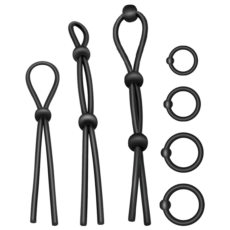 Comprar ADDICTED TOYS Kit De 7 Anillas De Silicona Flexible – Conjunto Ideal Para Mayor Comodidad Y Placer Personal-Noxtic