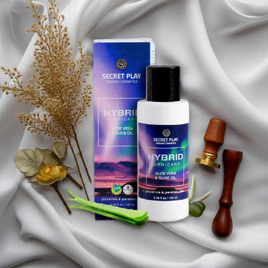 Lubricante Híbrido Orgánico Secret Play (Aloe Vera & Aceite de Oliva)
