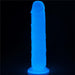 Dildo Lumino 8 Luz Azul