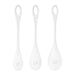 Set 3 Bolas Suelo Pelvico Yoni Power 1 Blanco