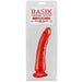 Dildo Slim 1778 cm con Ventosa Color Rojo
