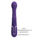 Dejon Vibrador con Thursting y Rotacion Twinkled