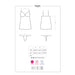 Redella Chemise y Tanga Negro