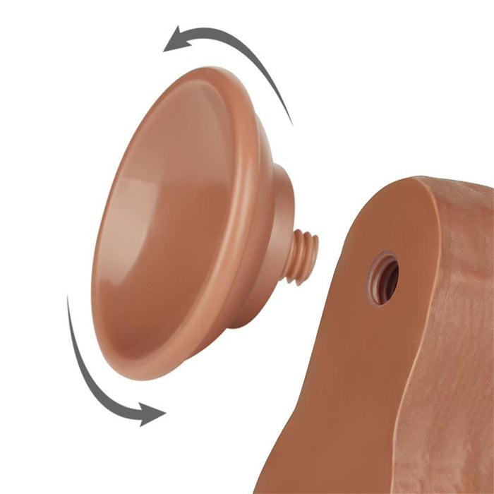 Dildo Sliding Skin 85 Marron