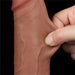 Dildo Sliding Skin 85 Marron