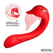 Swana Vibrador con Lengua y angulo Ajustable
