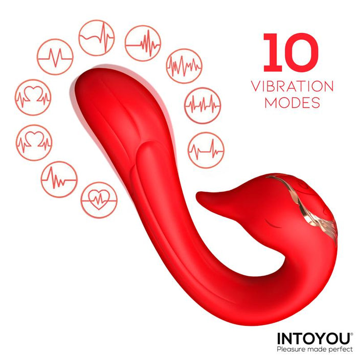 Swana Vibrador con Lengua y angulo Ajustable