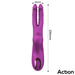 Nico Vibrador con Dildos Alternantes y Bola Percutora 4 Motores