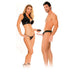 Fetish Fantasy Series Arnes para el y para ella con Dildo Hueco Vibrador Color Natural