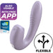 Sunray Succionador y Vibrador 2 en 1 Super Flexible Lilac