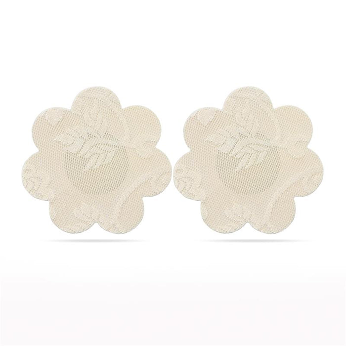 Pack Pezoneras Flor y Corazon Beige