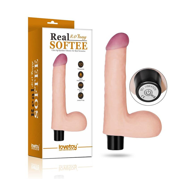 Vibrador Real Softee 8 Natural