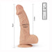 Dildo Real Extreme Dildo con Vibracion 9 Natural