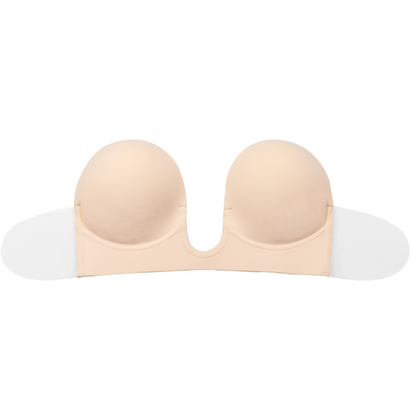 Comprar BYE-BRA Sujetador Sin Asas En U Negro Copa A – Comodidad y Libertad Sensacional Sin Correajes-Noxtic