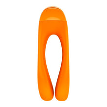 Vibratore da dito Satisfyer Candy Cane Orange – Design ergonomico per un piacere personalizzato