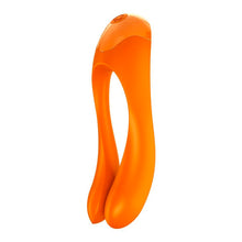 Comprar Satisfyer Candy Cane Vibrador Dedo Naranja – Diseño Ergonómico Para Placer Personalizado-Noxtic
