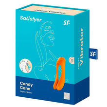 Vibratore da dito Satisfyer Candy Cane Orange – Design ergonomico per un piacere personalizzato