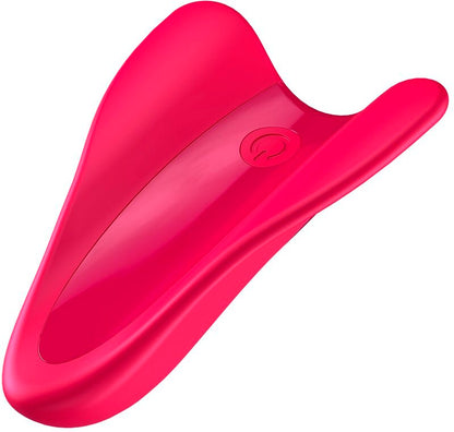 Vibratore da dito Satisfyer High Fly Fuchsia – Design ergonomico per una stimolazione precisa