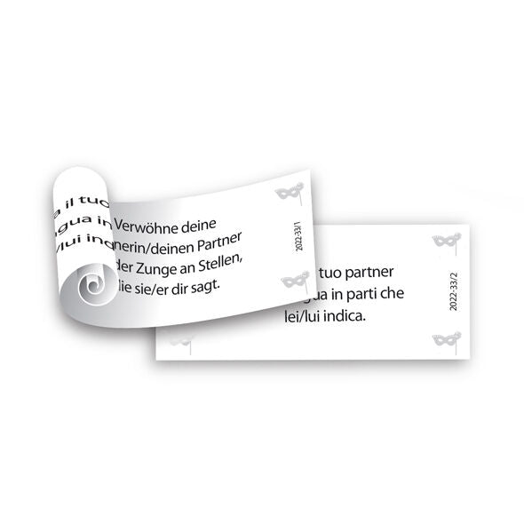 TEASE & PLEASE Herz Voller Erotik – Juego de Cartas Para Desafíos Románticos y Divertidos