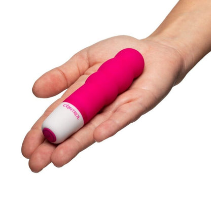CONTROL Velvet Secret Mini Stimulator – Vibratore discreto in silicone medico per sensazioni intense