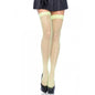 Comprar LEG AVENUE Medias Nylon En Red Neon – Estilo Vibrante Con Ajuste Perfecto Hasta El Muslo-Noxtic