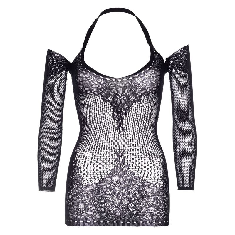 Comprar LEG AVENUE Minivestido De Encaje Y Red Talla Única – Diseño Seductor Que Realza La Feminidad-Noxtic