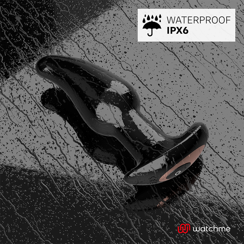 ANBIGUO Watchme Control Remoto Vibrador Anal – Estimulador Con Rotación De Perlas Para Placer Personalizado