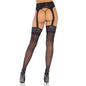 Comprar Leg Avenue Medias Con Ligero Opacas Talla Única – Elegancia Y Comodidad Con Encaje De Cintura Alta-Noxtic