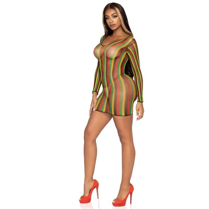 LEG AVENUE - ONE SIZE DREADNET MINI DRESS