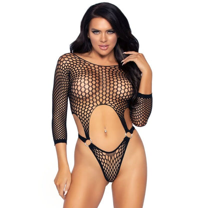 Comprar Leg Avenue Body Tanga De Manga Larga Blanco – Diseño Elegante Con Comodidad Óptima-Noxtic