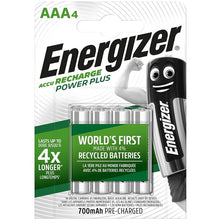 Comprar ENERGIZER Pilas Recargables AAA4 Blister 4 – Baterías Ecológicas Para Uso Prolongado-Noxtic