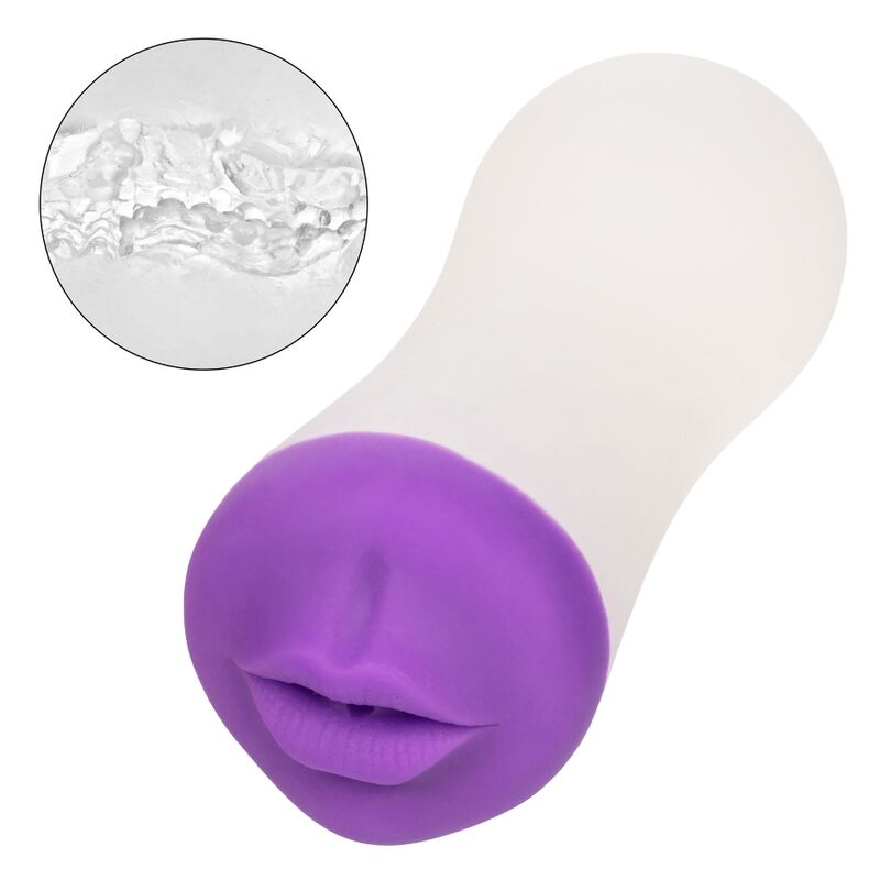 CALEXOTICS Deep Throat Grip – Masajeador De Doble Densidad Con Estimulación Sensitiva