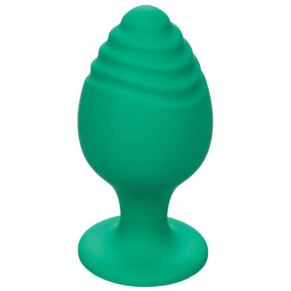 CALEXOTICS Cheeky Anal Plugs Verdi – Design colorato con base a ventosa per un uso sicuro