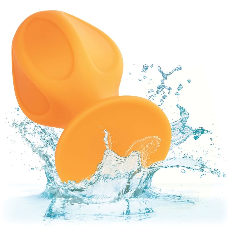 Comprar CALEXOTICS Cheeky Plugs Anales Naranja – Plugs Con Textura Individual Y Base Con Ventosa Para Uso Seguro-Noxtic