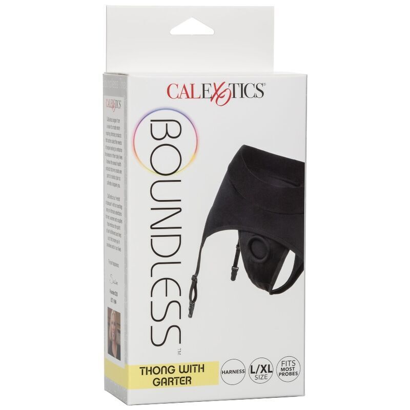 CALEXOTICS Boundless Thong con reggicalze SM – Design ergonomico per comfort e libertà sensuale