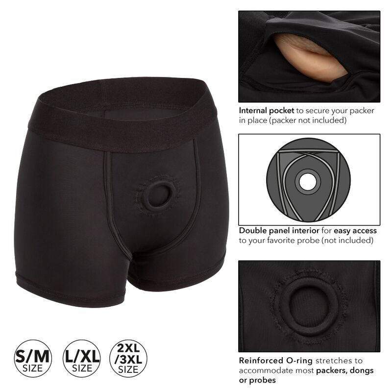 CALEXOTICS Imbragatura stile boxer XXL/XXXL: comfort e funzionalità per un piacere senza pensieri
