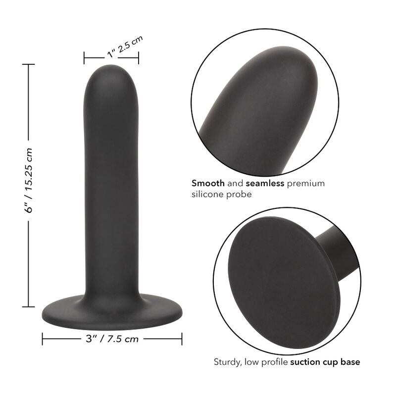 CALEXOTICS Boundless Dildo Liso 15.25 cm – Diseño Ergonómico Compatible Con Arnés