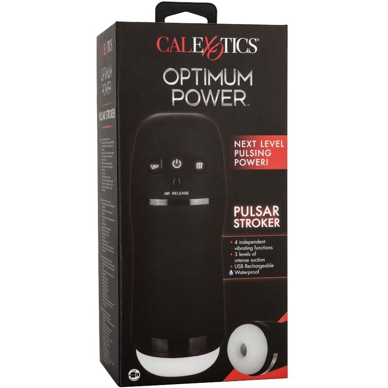 Comprar CALEXOTICS Optimum Power Pulsar Stroker – Masturbador Recargable Con Vibración Y Succión Ergonómico-Noxtic