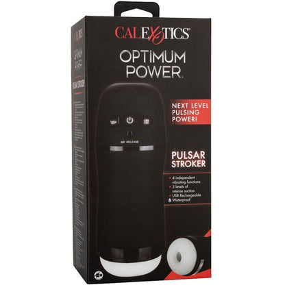 Comprar CALEXOTICS Optimum Power Pulsar Stroker – Masturbador Recargable Con Vibración Y Succión Ergonómico-Noxtic